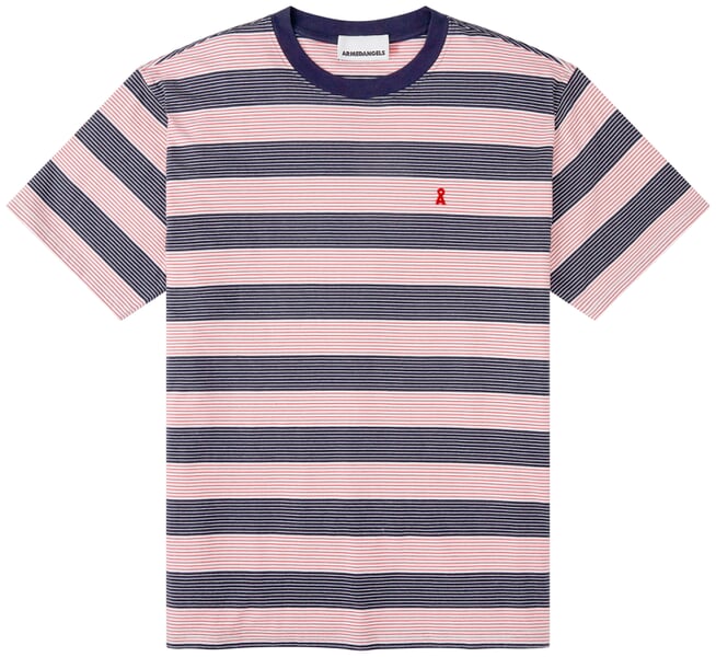 Men's striped shirt Blue-red-white