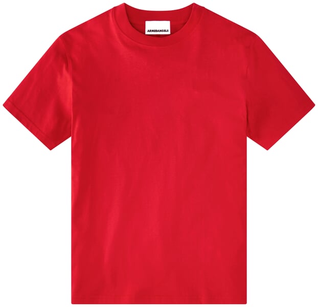Herren-T-Shirt Baumwolle Rot