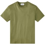 T-shirt i bomuld til mænd Olivengrøn