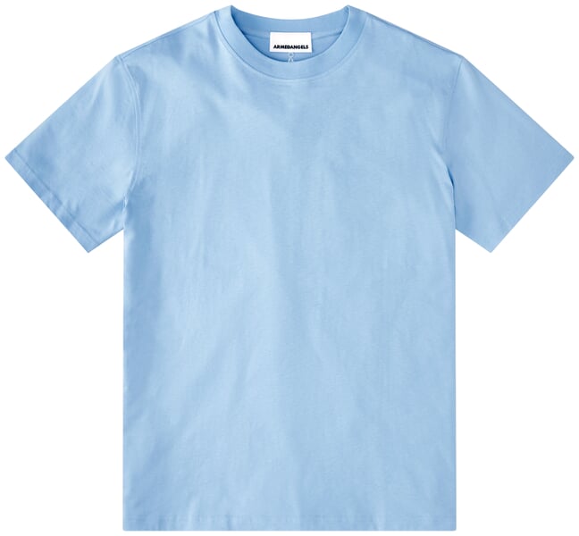 T-shirt en coton pour homme Bleu clair