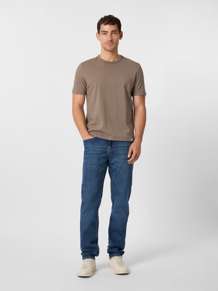 Herren-T-Shirt TEE02 Taupe, Tragebild