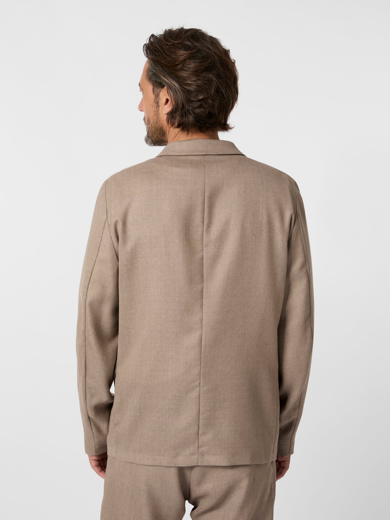 Men's jacket wool unlined, Stone | Manufactum