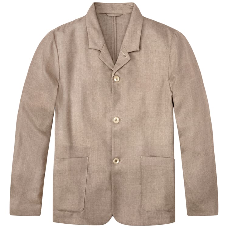 Veste homme en laine sans doublure, Pierre