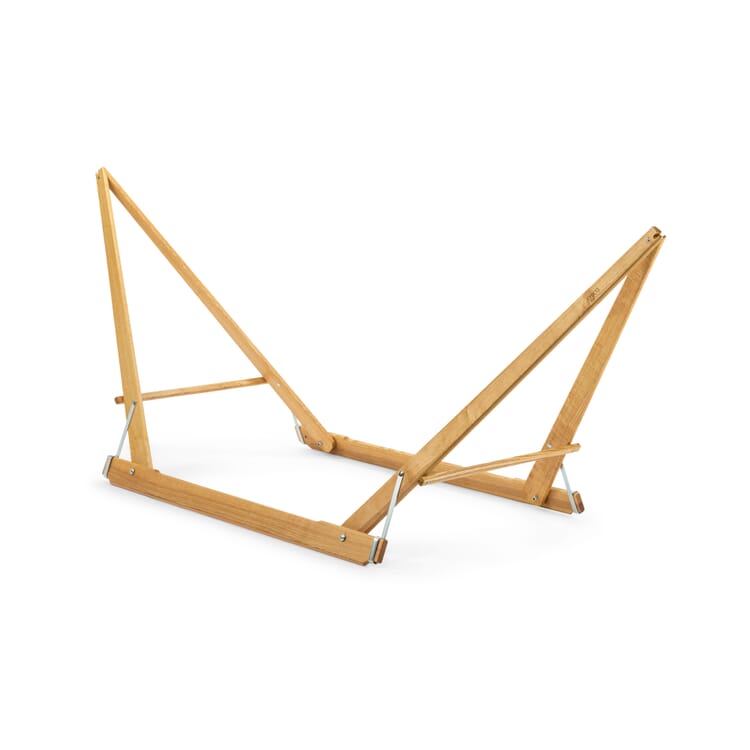 Support de hamac pliable en bois de frêne naturel, Petit