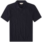 Polo de punto para hombre Azul marino
