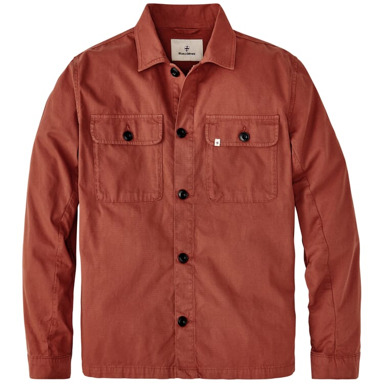 Herren-Hemdjacke Baumwolle