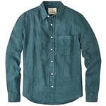 Chemise en lin pour homme Pétrole