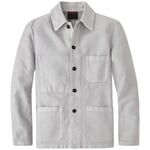 Veste-chemise pour homme Moleskin Gris clair