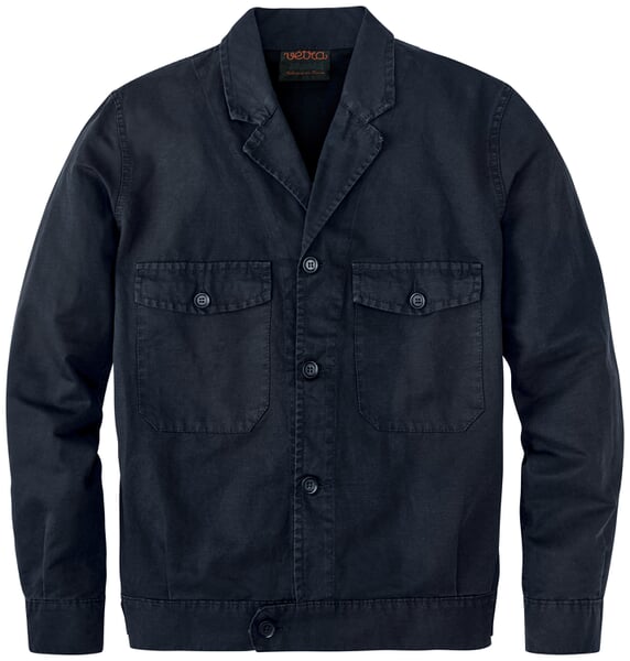 Men's cotton blouson Navy