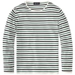 Herretrøje i bomuld Hvid-grøn-navy