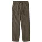 Linnen herenbroek Olive