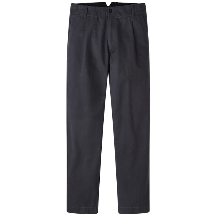 Pantalon homme en coton, Gris foncé