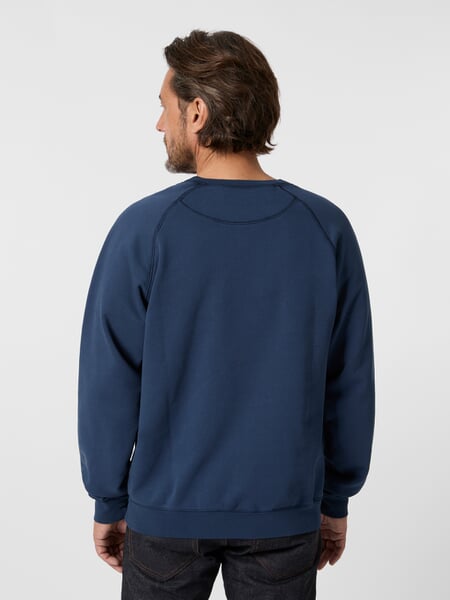 Herren-Sweatshirt Blau, Tragebild