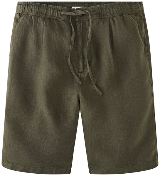 Men's linen shorts Olive
