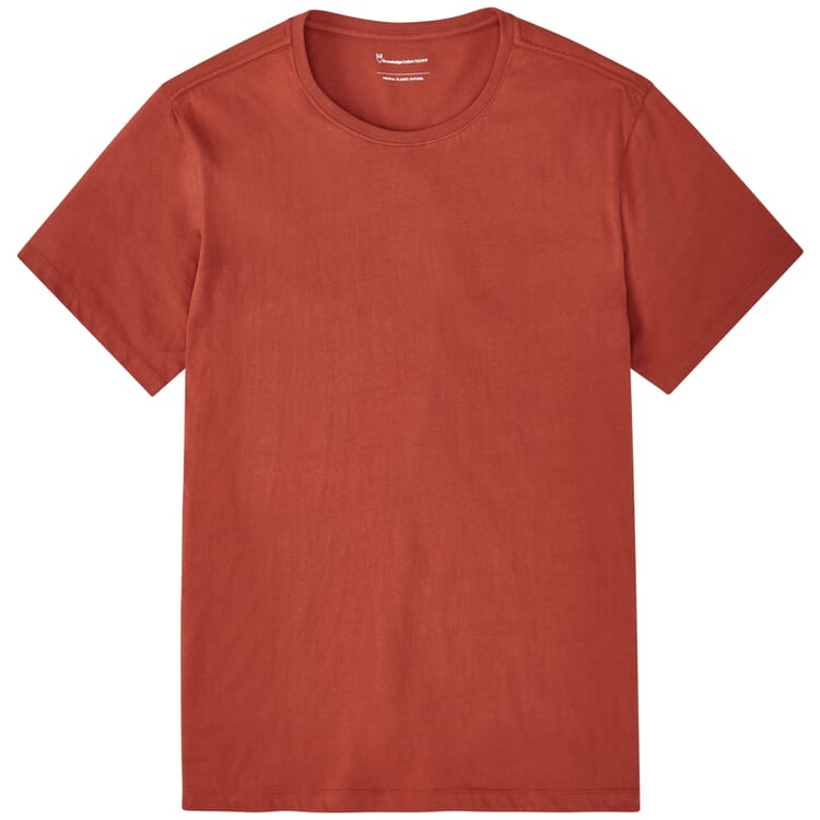 Camiseta de hombre, Rojo óxido