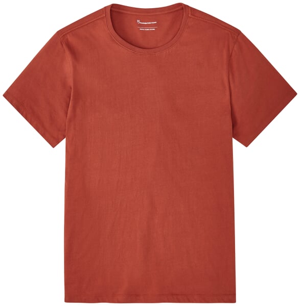 Men T-shirt Rusty red