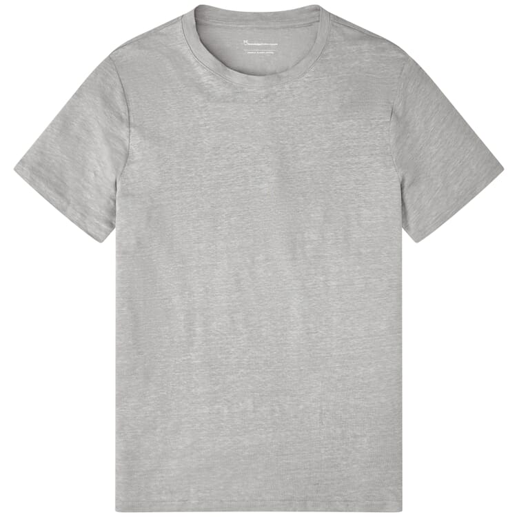 T-shirt en lin pour homme, Gris
