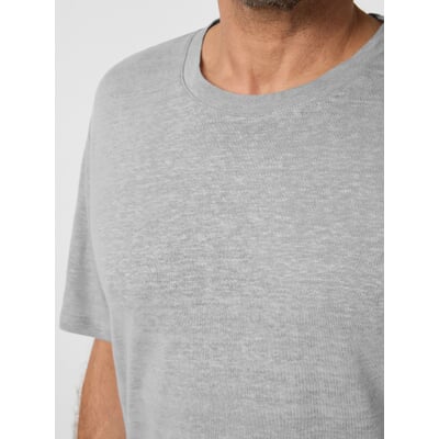 No Excess Casual Hemd Lange Mouw Groen Shirt Jersey Melange Stretch 25410780/052 | Bos Men Shop