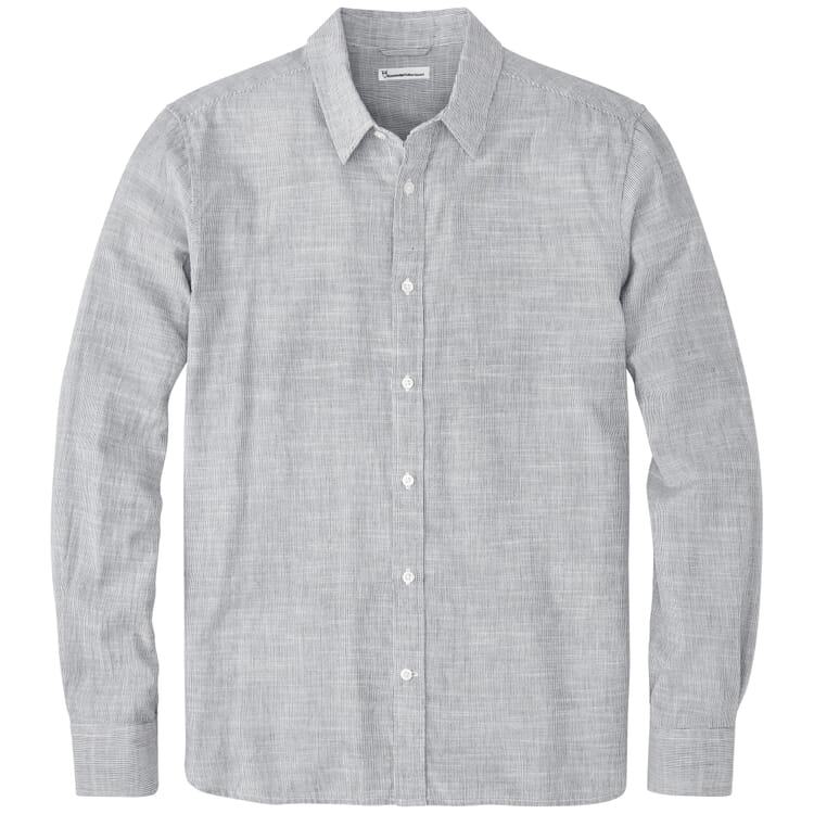 Camisa de rayas para hombre, Offwhite-Navy