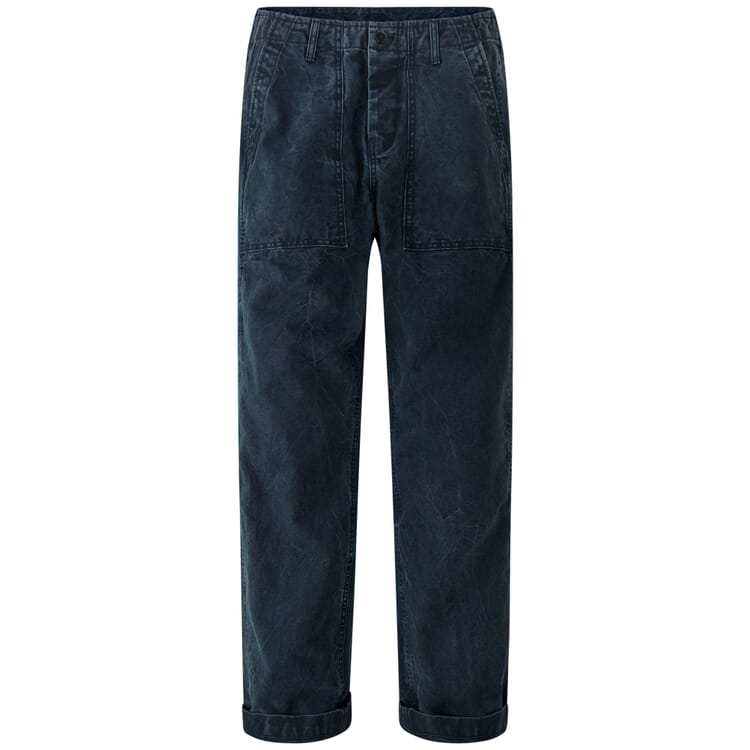 Pantalon en coton pour homme 1962, Bleu-noir