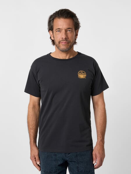 Herrenshirt mit Print 1969 Navy, Tragebild