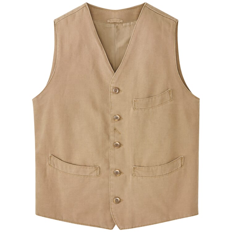Gilet pour homme en toile de coton 1908, Pierre
