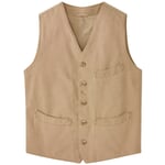 Gilet pour homme 1908 Toile de coton Pierre