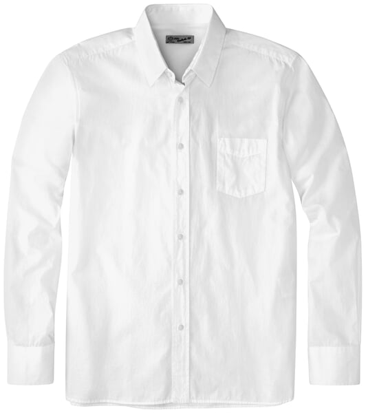 Herrenhemd Chambray 1947 Weiß