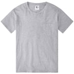Tasca sul petto della camicia da uomo Grigio melange