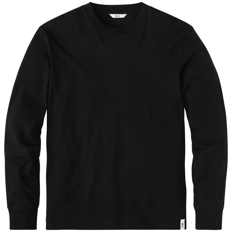Camiseta hombre jersey pesado, Negro