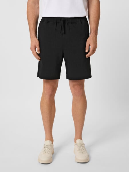 Herrenshorts Heavy Jersey Schwarz, Tragebild