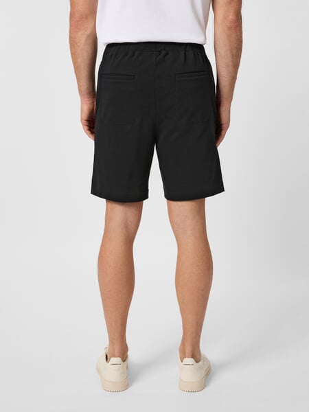 Herrenshorts Heavy Jersey Schwarz, Tragebild