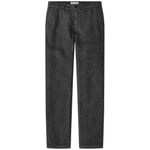 Men's linen pants Black-blue