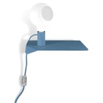 Lampada da scaffale Mensola Magnetica RAL 5024 Blu pastello