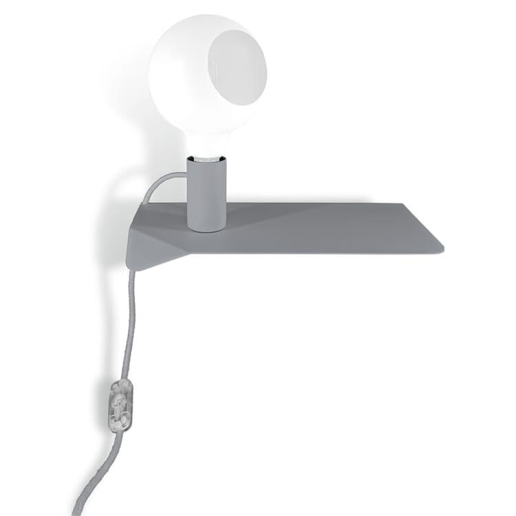 Lampe d'étagère Mensola Magnetica, Gris