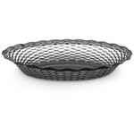 Französischer Brotkorb oval groß Schwarz