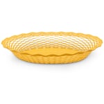 Französischer Brotkorb oval groß Gelb