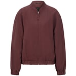 Damenblouson Lyocell-Leinen Weinrot