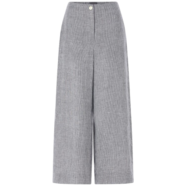 Damen-Leinenhose gestreift