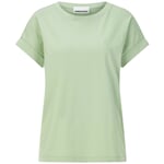 T-shirt en coton pour femme Vert clair