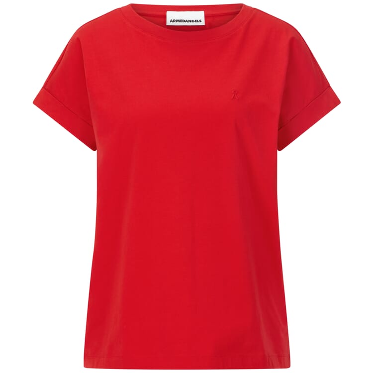 Damen-Baumwollshirt, Rot