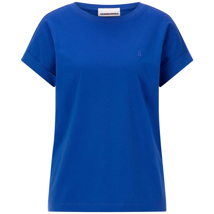 Bomuldsskjorte til damer, Blue