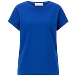Camisa de algodón para señora Azul