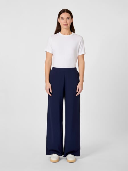 Damen-Joggpants Navy, Tragebild