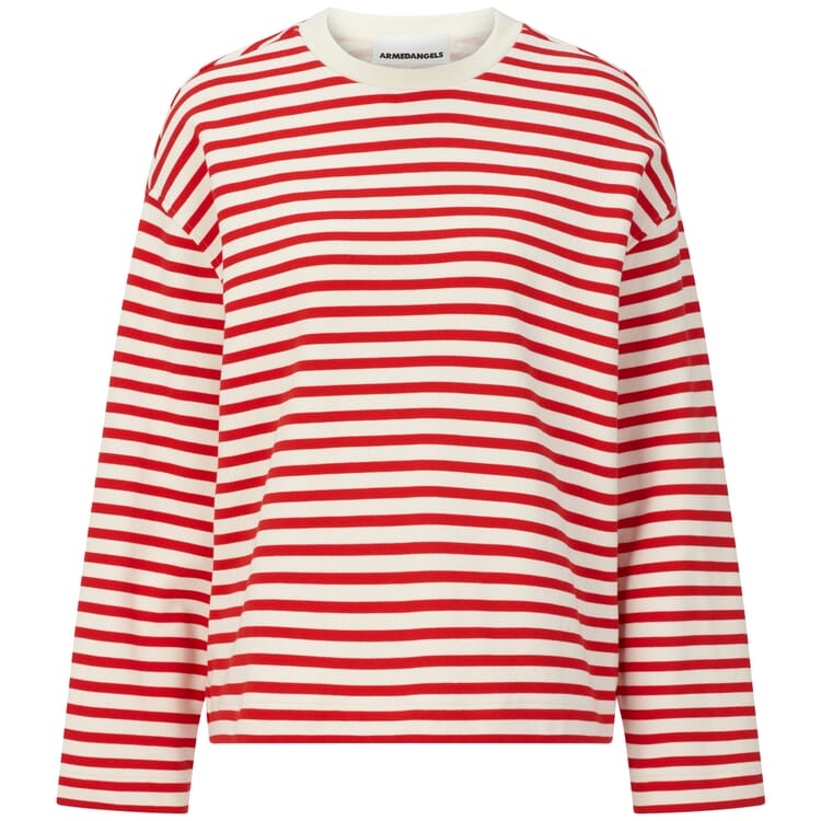 Stribet sweatshirt til kvinder