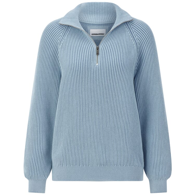 Troyen en tricot pour femmes, Bleu clair