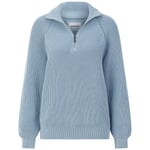 Troyer de punto para mujer Azul claro