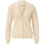 Cardigan en tricot de coton pour femme Crème