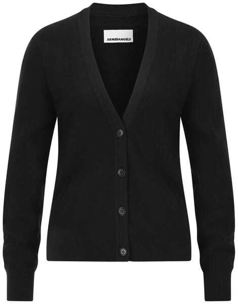Women’s Cotton Knit Cardigan Black