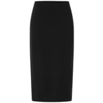 Falda de punto para mujer Negro